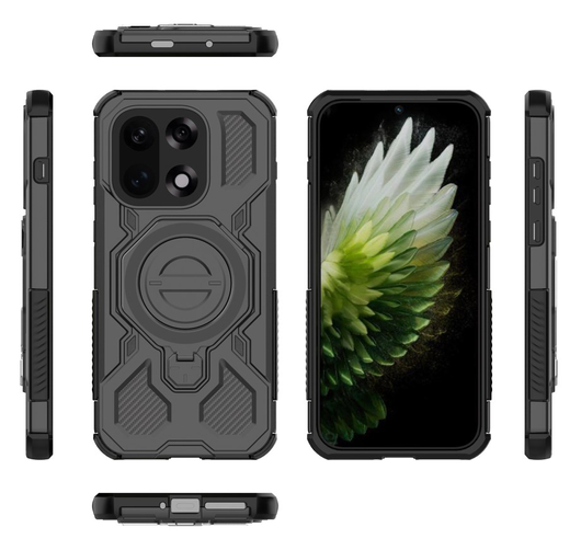 OnePlus 15 Hoesje MagSafe 360° Standaard Zwart afbeelding 11