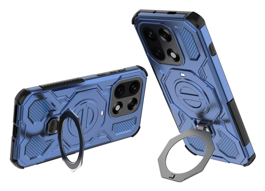 OnePlus 15 Hoesje MagSafe 360° Standaard Blauw afbeelding 2