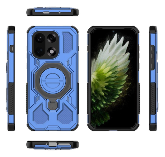 OnePlus 15 Hoesje MagSafe 360° Standaard Blauw afbeelding 11