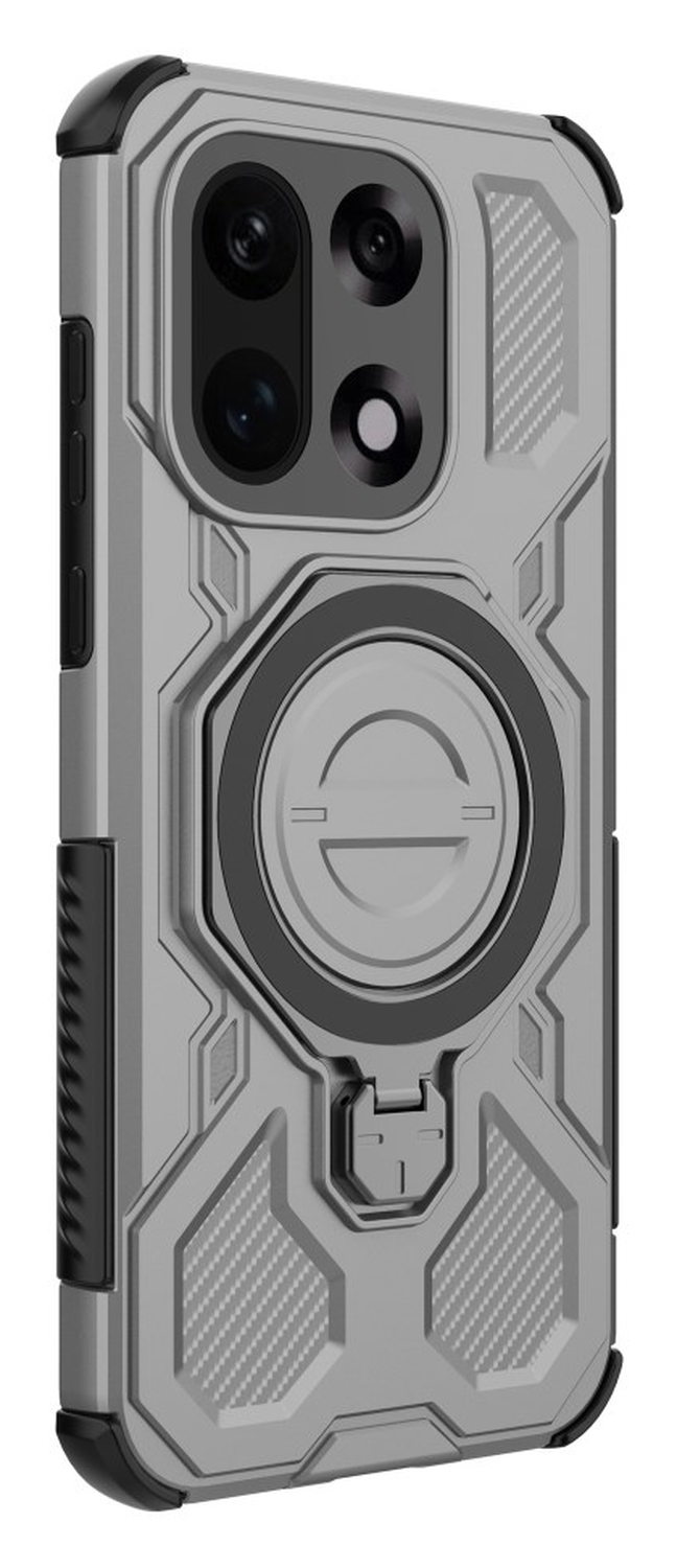 OnePlus 15 Hoesje MagSafe 360° Standaard Grijs afbeelding 4