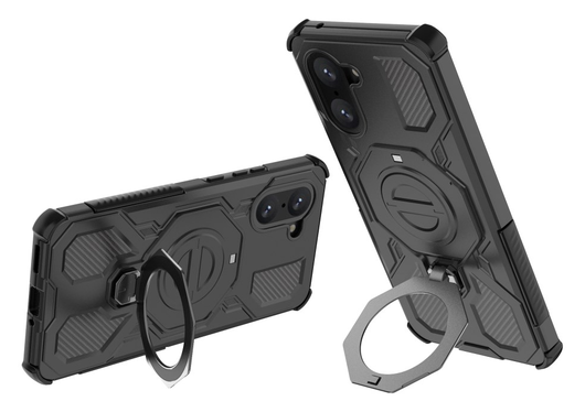 OnePlus Nord CE 5 Hoesje MagSafe 360° Standaard Zwart afbeelding 2