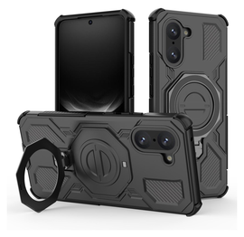 OnePlus Nord CE 5 Hoesje MagSafe 360° Standaard Zwart afbeelding