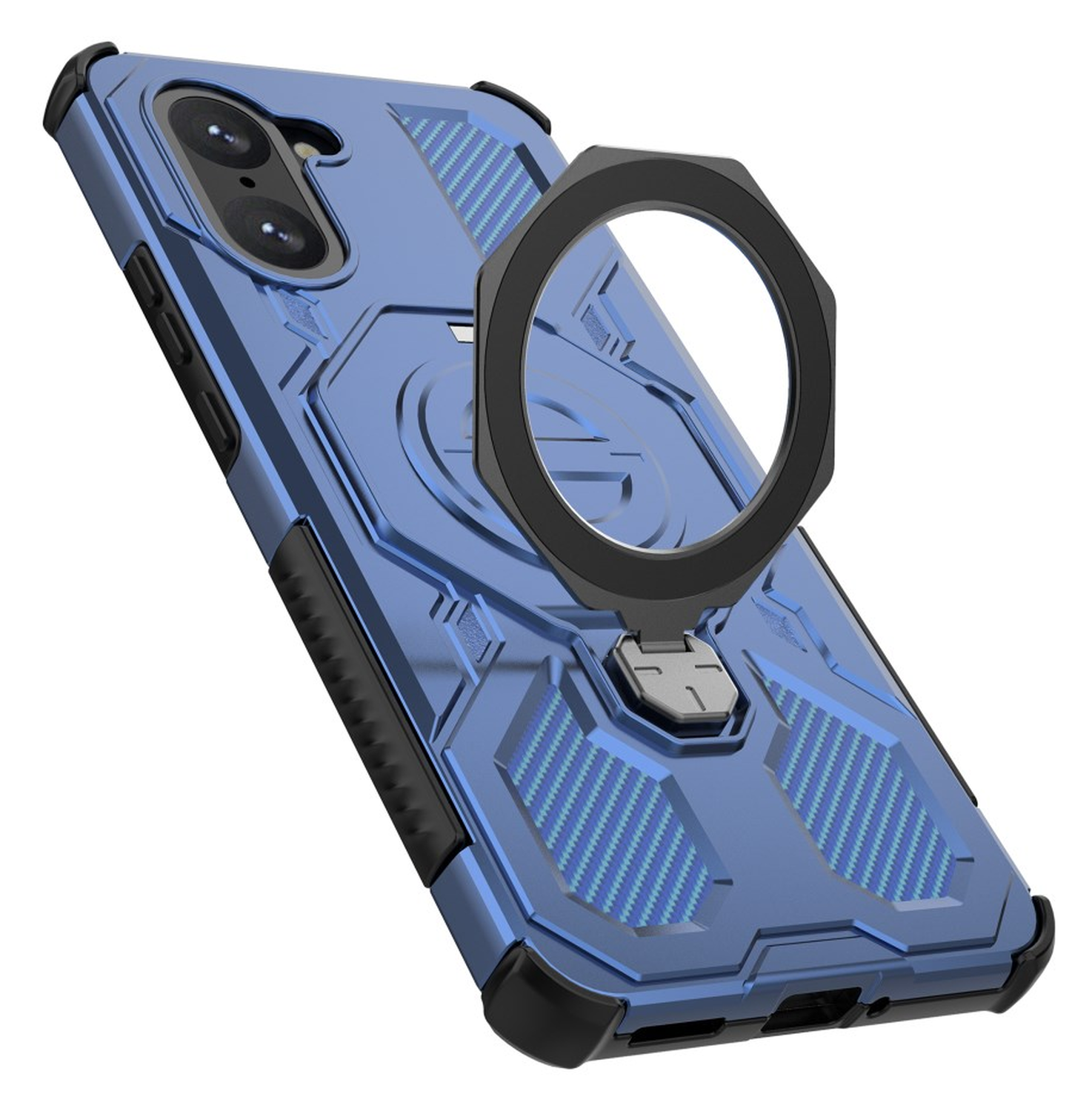 OnePlus Nord CE 5 Hoesje MagSafe 360° Standaard Blauw afbeelding 5