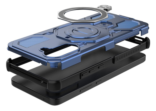 OnePlus Nord CE 5 Hoesje MagSafe 360° Standaard Blauw afbeelding 4