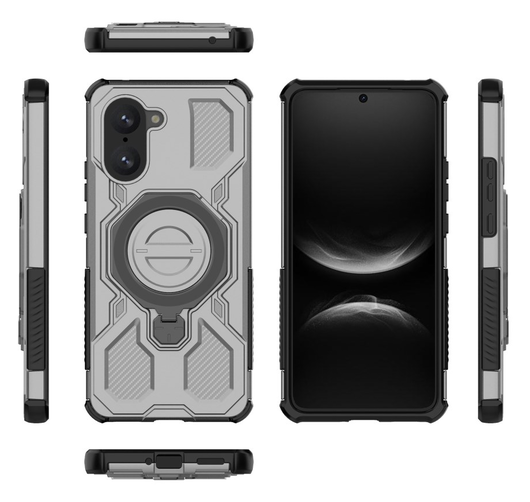 OnePlus Nord CE 5 Hoesje MagSafe 360° Standaard Grijs afbeelding 9