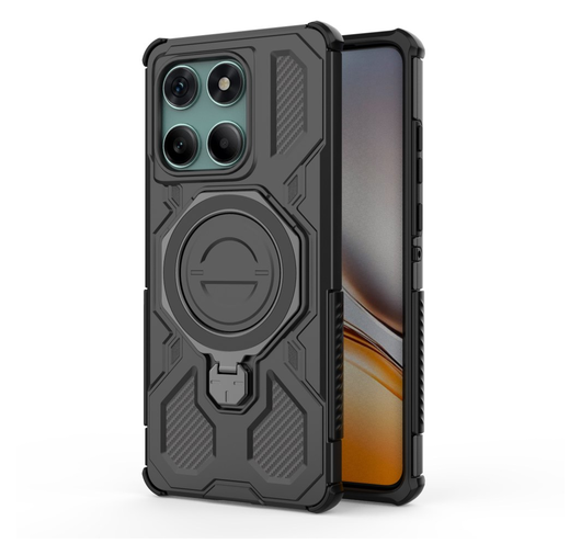 Motorola Edge 60 Fusion Hoesje MagSafe 360° Standaard Zwart afbeelding 7