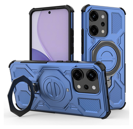 Oppo Reno 14 Pro Hoesje MagSafe 360° Standaard Blauw afbeelding