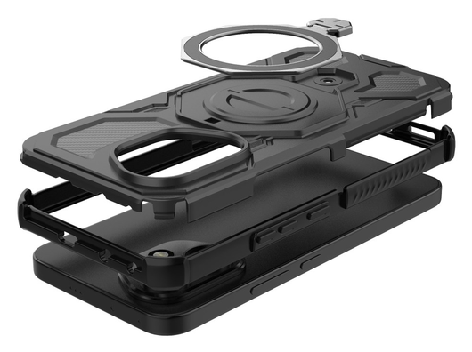 Honor 400 Hoesje MagSafe 360° Standaard Zwart afbeelding 4