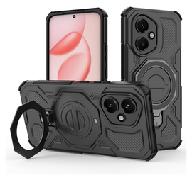 Honor 400 Hoesje MagSafe 360° Standaard Zwart afbeelding