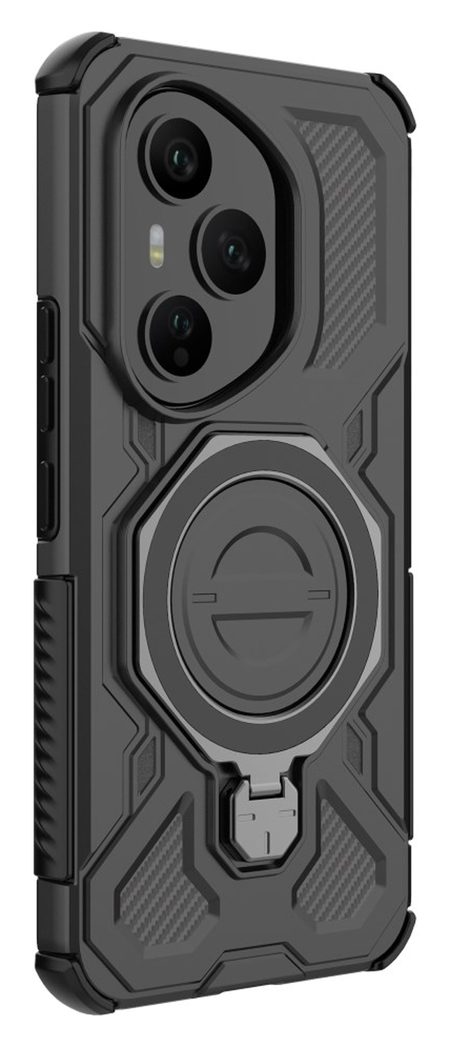 Honor 400 Pro Hoesje MagSafe 360° Standaard Zwart afbeelding 5