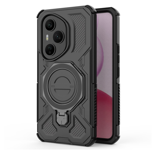 Honor 400 Pro Hoesje MagSafe 360° Standaard Zwart afbeelding 7