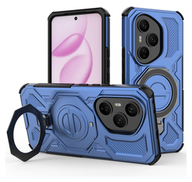 Honor 400 Pro Hoesje MagSafe 360° Standaard Blauw afbeelding