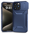 Apple iPhone 15 Pro Hoesje Camera Slider Back Cover Schokbestendig Blauw afbeelding 1