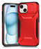 Apple iPhone 15 Hoesje Camera Slider Back Cover Schokbestendig Rood