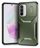 Samsung Galaxy A56 / A36 Hoesje Camera Slider Back Cover Schokbestendig Groen