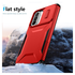 Samsung Galaxy A56 / A36 Hoesje Camera Slider Back Cover Schokbestendig Rood afbeelding 5
