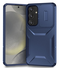 Samsung Galaxy S25 / S24 Hoesje Camera Slider Back Cover Schokbestendig Blauw