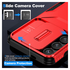 Samsung Galaxy S25 / S24 Hoesje Camera Slider Back Cover Schokbestendig Rood afbeelding 4
