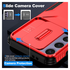 Samsung Galaxy S24 FE Hoesje Camera Slider Back Cover Schokbestendig Rood afbeelding 7