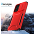 Samsung Galaxy A16 Hoesje Camera Slider Back Cover Schokbestendig Rood afbeelding 8
