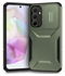 Samsung Galaxy A35 Hoesje Camera Slider Back Cover Schokbestendig Groen