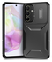 Samsung Galaxy A35 Hoesje Camera Slider Back Cover Schokbestendig Zwart afbeelding 1