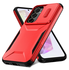 Samsung Galaxy A35 Hoesje Camera Slider Back Cover Schokbestendig Rood afbeelding 2