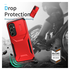 Samsung Galaxy A35 Hoesje Camera Slider Back Cover Schokbestendig Rood afbeelding 5