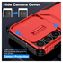 Samsung Galaxy S25 FE Hoesje Camera Slider Back Cover Schokbestendig Rood afbeelding 4