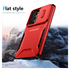 Samsung Galaxy S25 FE Hoesje Camera Slider Back Cover Schokbestendig Rood afbeelding 8