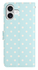 Apple iPhone 16 Hoesje Portemonnee Book Case Polka Dot Blauw afbeelding 8