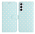Samsung Galaxy A56 Hoesje Portemonnee Book Case Polka Dot Blauw afbeelding 1