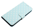 Samsung Galaxy A56 Hoesje Portemonnee Book Case Polka Dot Blauw afbeelding 2
