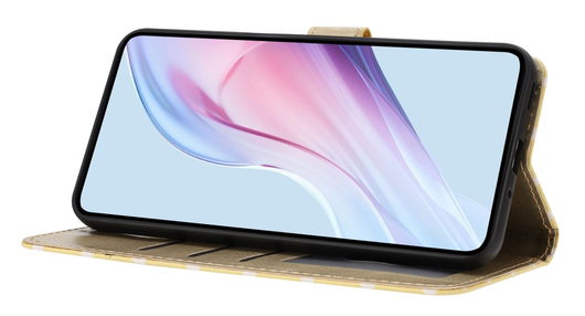 Samsung Galaxy A17 / A26 Hoesje Portemonnee Book Case Polka Dot Geel afbeelding 4