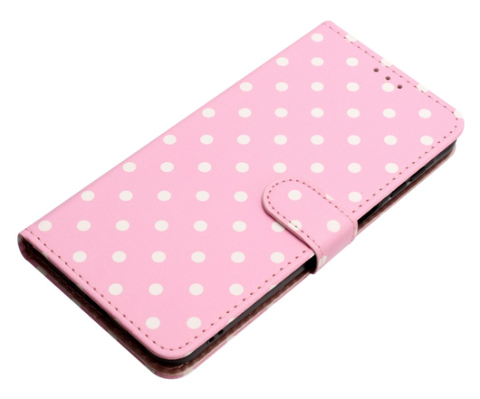 Samsung Galaxy A17 / A26 Hoesje Portemonnee Book Case Polka Dot Roze afbeelding 2