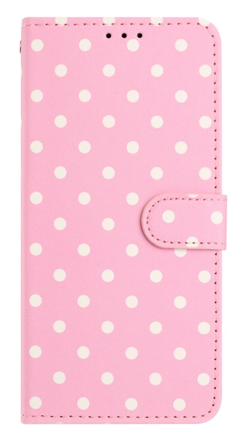 Samsung Galaxy A16 Hoesje Portemonnee Book Case Polka Dot Roze afbeelding 11