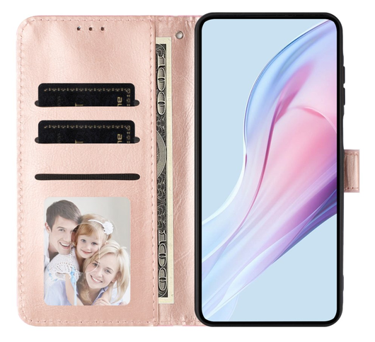 Samsung Galaxy A16 Hoesje Portemonnee Book Case Polka Dot Roze afbeelding 13