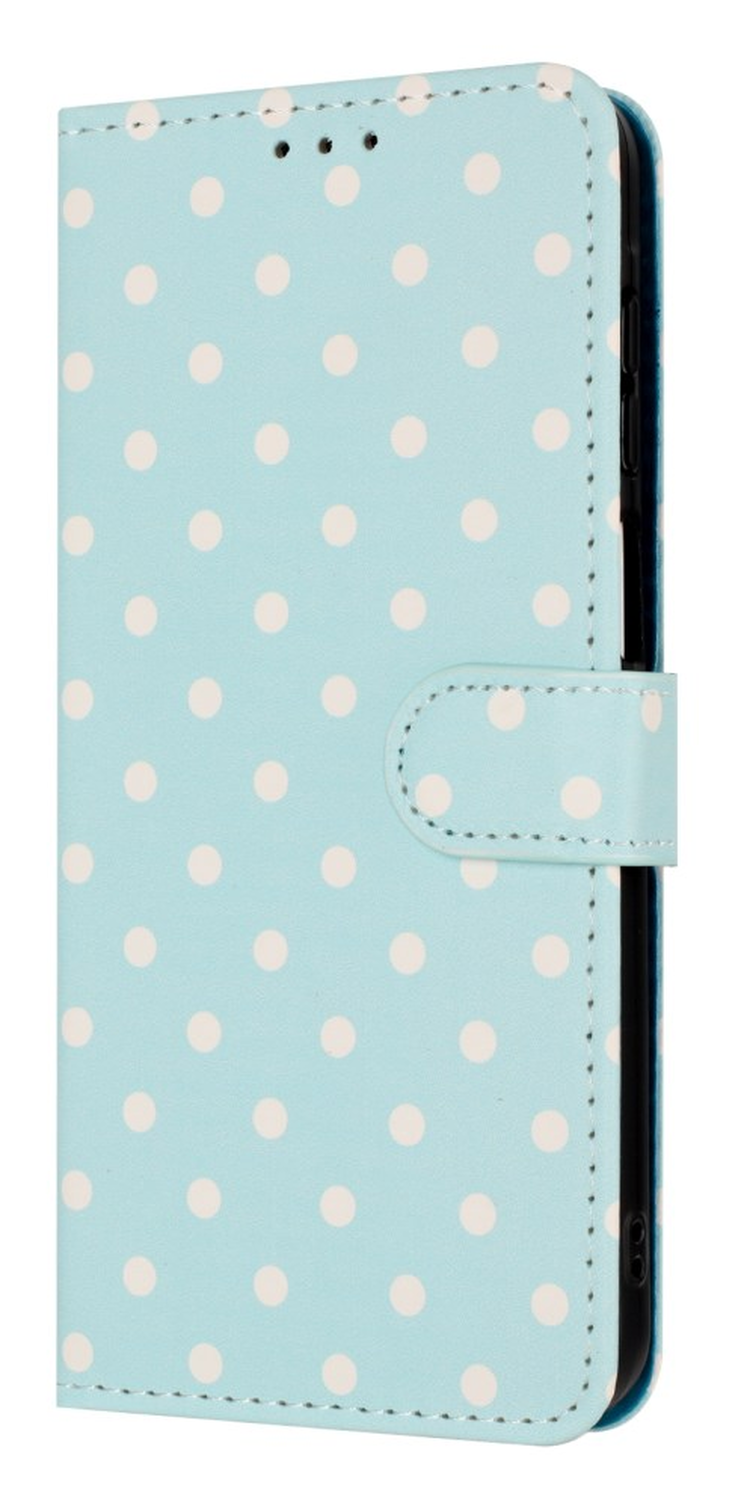 Samsung Galaxy S25 FE Hoesje Portemonnee Book Case Polka Dot Blauw afbeelding 10