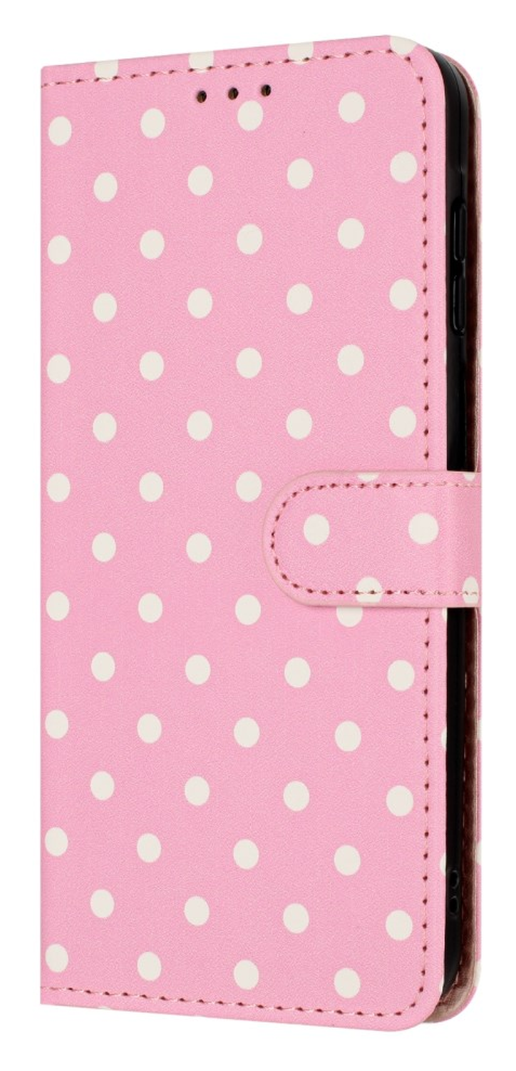 Samsung Galaxy S25 FE Hoesje Portemonnee Book Case Polka Dot Roze afbeelding 10