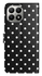 Xiaomi 15T Hoesje Portemonnee Book Case Polka Dot Zwart afbeelding 6