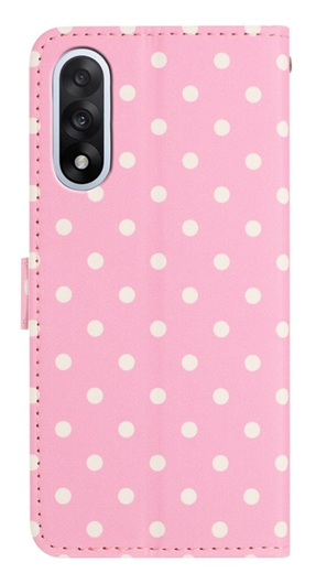 OnePlus Nord 5 Hoesje Portemonnee Book Case Polka Dot Roze afbeelding 6