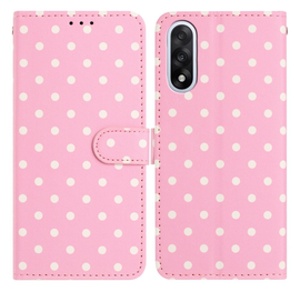 OnePlus Nord 5 Hoesje Portemonnee Book Case Polka Dot Roze afbeelding