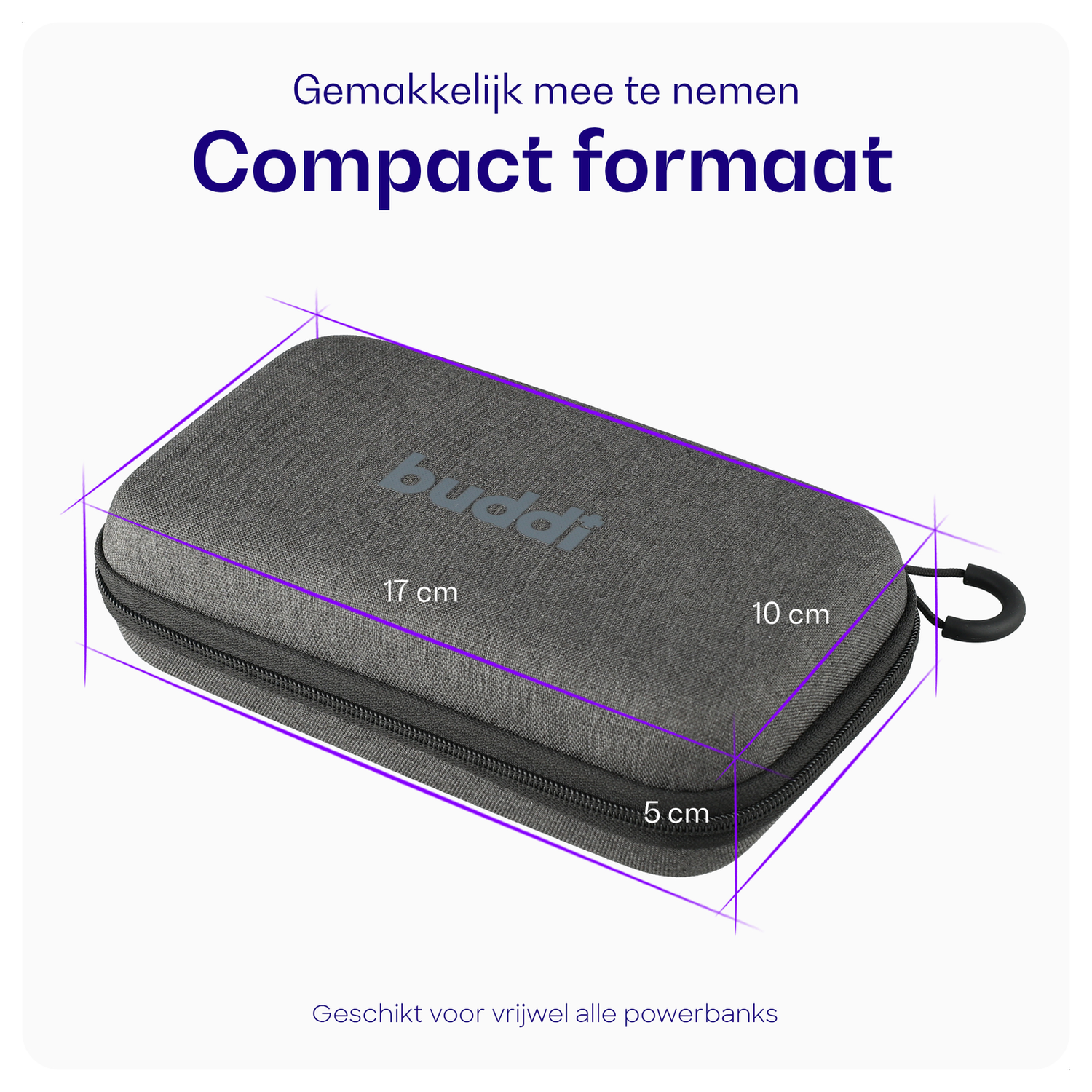 Buddi Sorted Organizer Hoes voor Powerbank & Kabels 2-Pack - Medium afbeelding 2