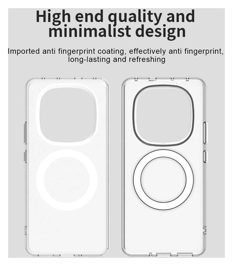 Xiaomi Poco X7 / Redmi Note 14 Pro 5G Hoesje MagSafe Semi-Transparant & Wit afbeelding 7