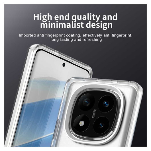 Xiaomi Poco X7 / Redmi Note 14 Pro 5G Hoesje MagSafe Semi-Transparant & Wit afbeelding 8