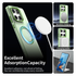 Motorola Edge 60 Fusion Hoesje MagSafe Backcover Semi-Transparant & Groen afbeelding 6