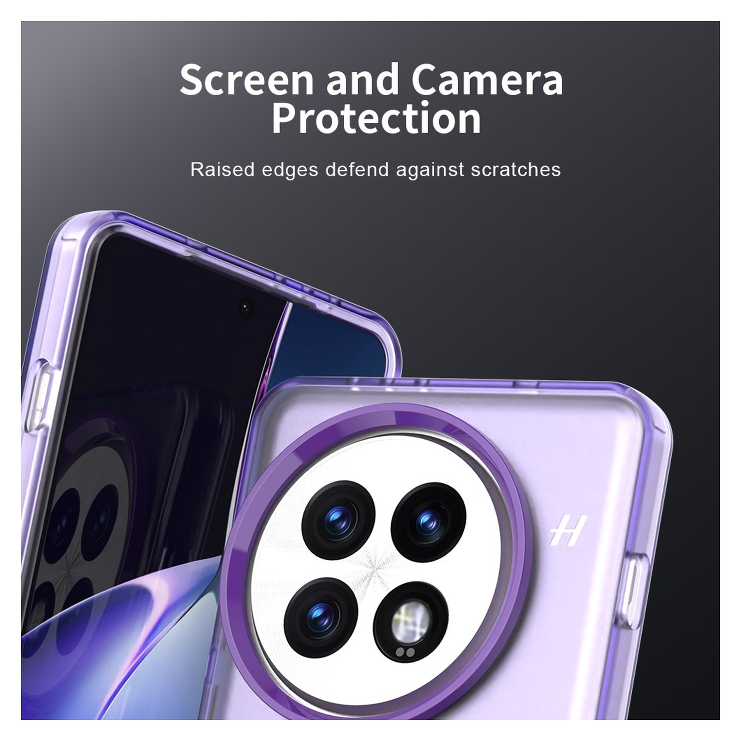 OnePlus 13 Hoesje MagSafe Backcover Semi-Transparant & Paars afbeelding 8