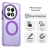 OnePlus 13 Hoesje MagSafe Backcover Semi-Transparant & Paars afbeelding 2