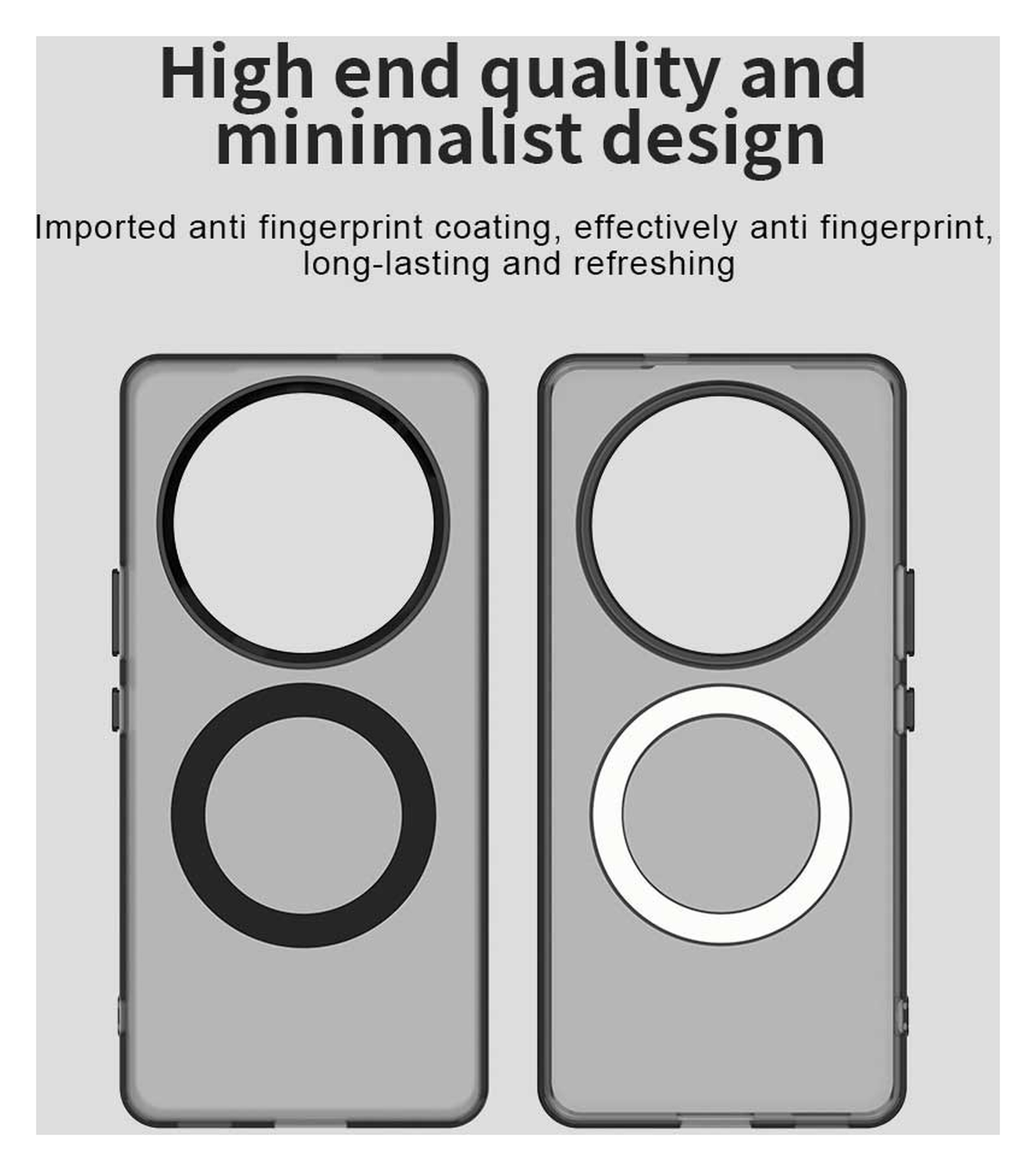 Honor Magic 7 Lite Hoesje MagSafe Backcover Semi-Transparant & Zwart afbeelding 10