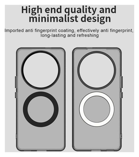 Honor Magic 7 Lite Hoesje MagSafe Backcover Semi-Transparant & Zwart afbeelding 10